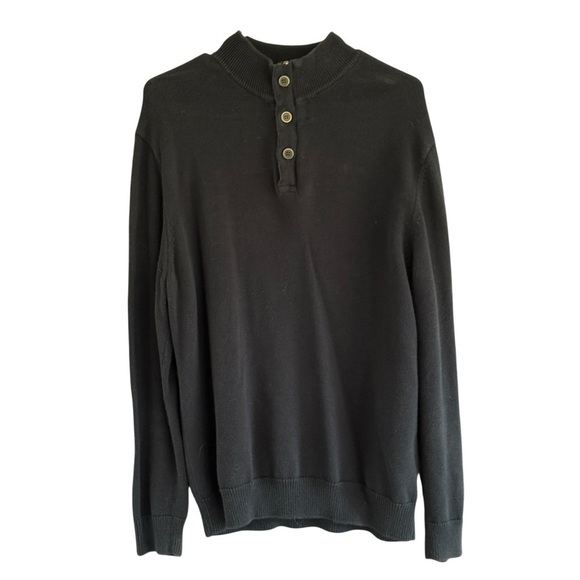 Refectory Mens Navy Sweater Size Large 100% Cotton - Picture 1 of 7